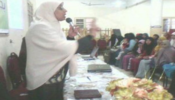 ندوة لسيدات "الحرية والعدالة" بالفيوم للتعريف بالدستور الجديد