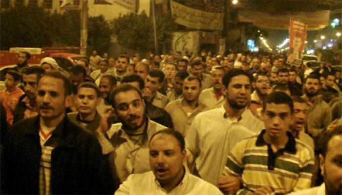 الآلاف  في مسيرتين ببني سويف تأييدًا لقرارات الرئيس