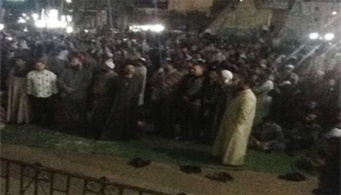 وقفة حاشدة للقوى الإسلامية بسوهاج تأييدًا لقرارات الرئيس