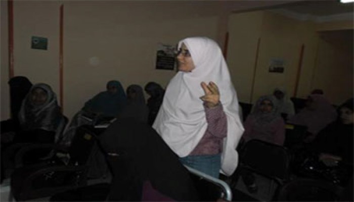 "اعرف دستورك" ندوة للحرية والعدالة لطالبات جامعة بسوهاج