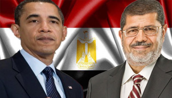 أوباما يعرب عن تقديره للقيادة الشخصية للرئيس مرسي للتهدئة بـ"غزة"