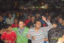 مسيرة لطلاب الفيوم تأييدًا لقرارات الرئيس ضد الاحتلال الصهيوني