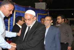 المرشد العام يتقدم عزاء الدكتور جابر قميحة