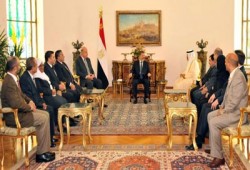 أعضاء مكتب البرلمان العربي الانتقالي يطالبون الرئيس مرسي بتوفير مقر بالقاهرة