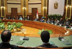 الرئيس مرسي يستقبل وفد الممثلين الخاصين لسكرتير عام الأمم المتحدة