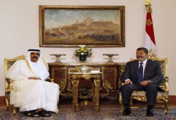 الرئيس مرسي يلتقي اليوم أمير قطر