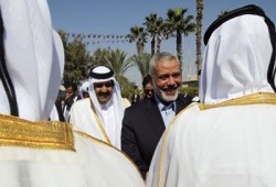 أمير قطر يصل إلى القاهرة قادمًا من غزة