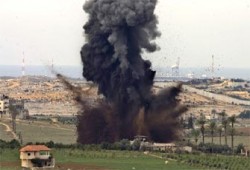 غارة صهيونية شمال قطاع غزة وتوغل شرق رفح