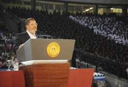 الشعب المصري: خطاب الرئيس مرسي اتسم بالشفافية والواقعية