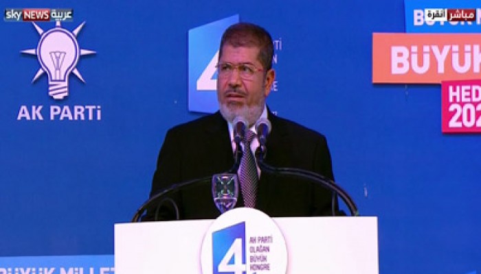 مرسي: لن نقف مكتوفي الأيدي أمام ما يحدث للشعب السوري