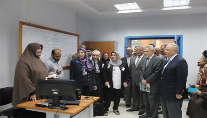 المستشار حسن النجار يفتتح مكتبة مصر العامة بالزقازيق