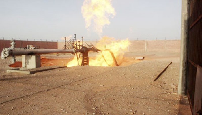 مجهولون يفجِّرون أنبوب نفط بمحافظة شبوة اليمنية