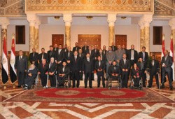 الرئيس مرسي يكِّرم الفائزين بميداليات في دورة لندن الأوليمبية