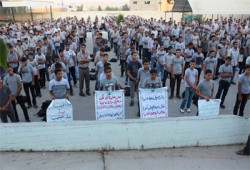 غزة.. وقفة طلابية رفضًا للفيلم المسيء إلى الرسول