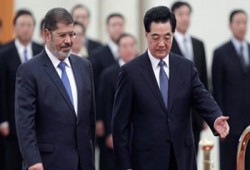 الرئيسان مرسي وتاو يؤكدان حرصهما على تعميق التعاون المشترك