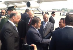 الرئيس مرسي يصل إلى بكين