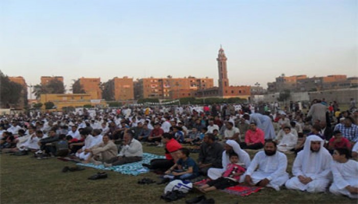 صلاة العيد بالمنيا.. دعوات للعمل والإنتاج ودعم الرئيس