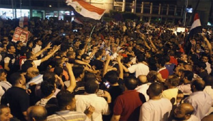 قوى البحيرة تنظم مسيرة حاشدة بإدكو تأييدًا لقرارات الرئيس