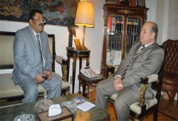 وزيرا الثقافة المصري واليمني يبحثان سبل التعاون الثقافي بين البلدين