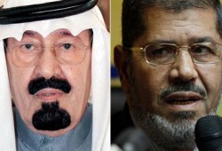 خادم الحرمين الشريفين يعزي الرئيس مرسي في حادث رفح