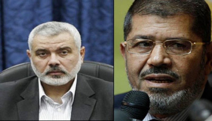 هنية يجري اتصالاً هاتفيًّا بالرئيس مرسي لتعزيته في شهداء رفح