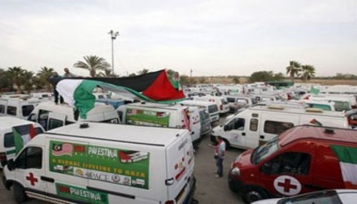قافلة إغاثة تنطلق من الأردن لغزة الشهر المقبل