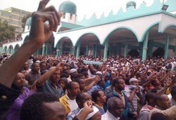 (الكريستيان ساينس مونيتور) تبرز احتجاجات المسلمين ضد أديس أبابا