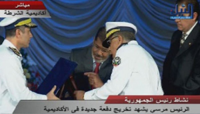 د. مرسي يشهد حفل تخرج دفعة جديدة من أكاديمية الشرطة