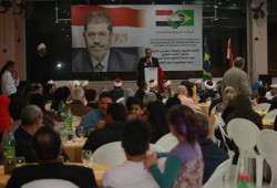 الجالية المصرية بالبرازيل تحتفل بالدكتور مرسي