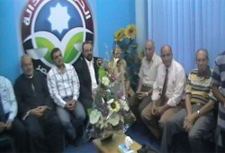 وفد "الهيئة الإنجيلية" يزور الحرية والعدالة بالمنيا