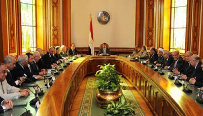 مرسي يرأس اجتماعًا اليوم لمجلس الوزراء بمقر الرئاسة