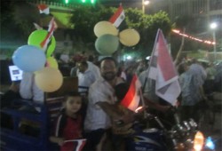 مسيرة بالحوامدية احتفالاً بفوز مرسي