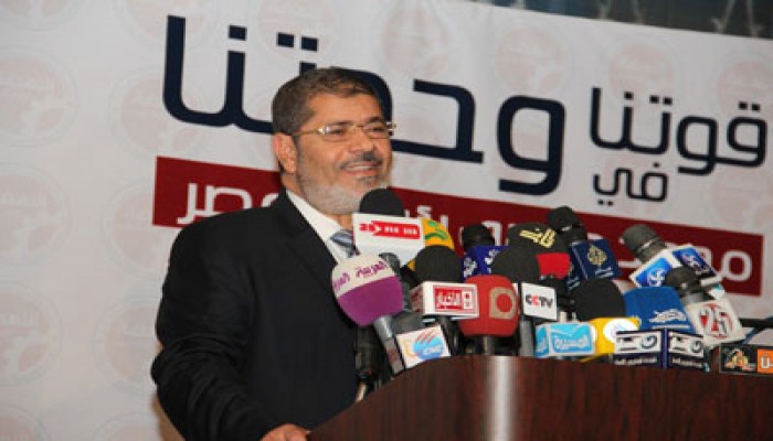 "القوى الوطنية" بالإسكندرية تهنئ د. مرسي وترفض الانقلاب العسكري