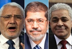 بيان صحفي بخصوص اجتماع مرسي وأبو الفتوح وحمدين