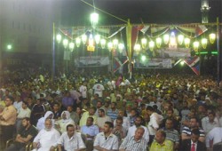 مؤتمر حاشد بالإسماعيلية لدعم "مرسي"