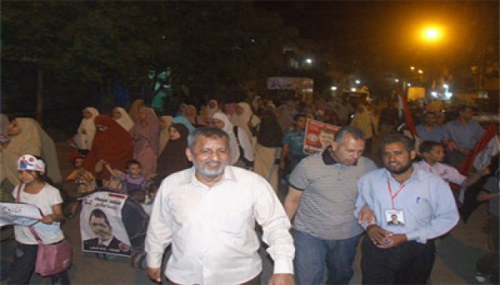 مسيرة لدعم د. مرسي بسوهاج