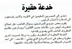 في اليوم الأخير لانتخابات المصريين بالخارج.. كشف المؤامرة على حملة مرسي