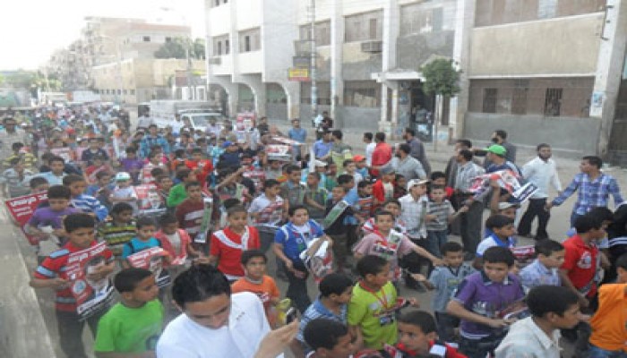 مسيرة لأشبال المنيا دعمًا لمرسي رئيسًا