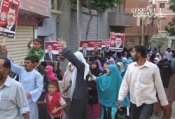 مسيرة نسائية حاشدة تجوب 6 أكتوبر دعمًا لمرسي