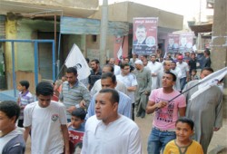 مسيرة بمزغونة في الجيزة لدعم د. مرسي