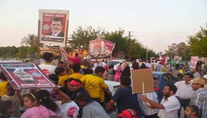 مسيرات دعم مرسي تجوب شوارع الإسماعيلية