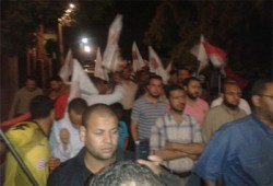 الجيزة.. مسيرة لتأييد د. مرسي بالمرازيق