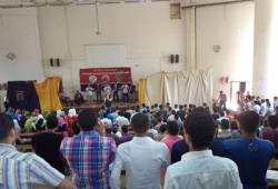 مهرجان بجامعة حلوان لدعم مشروع النهضة