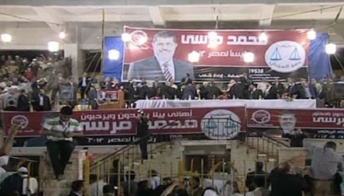 توافد عشرات الآلاف على مؤتمر مرسي بكفر الشيخ