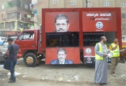 سيارة النهضة تجوب الخصوص لدعم مرسي