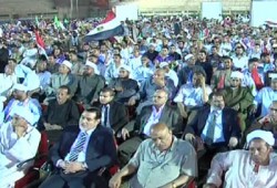 توافد الآلاف على مؤتمر الدكتور مرسي بقنا