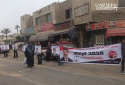 طلاب الزقازيق يواصلون دعمهم الدكتور مرسي