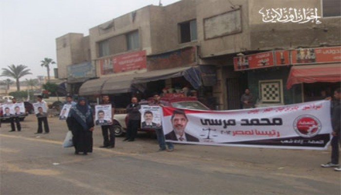 طلاب الزقازيق يواصلون دعمهم الدكتور مرسي