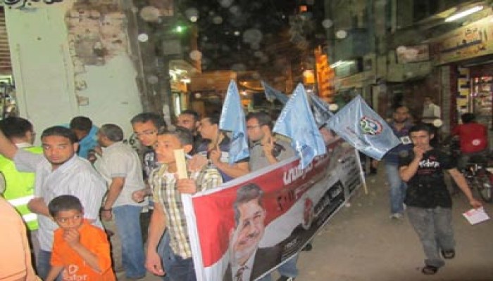 مسيرات حاشدة لدعم مرسي بأسيوط
