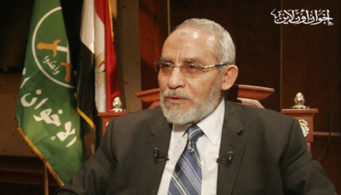 المرشد العام يستقبل السفير البريطاني بالقاهرة